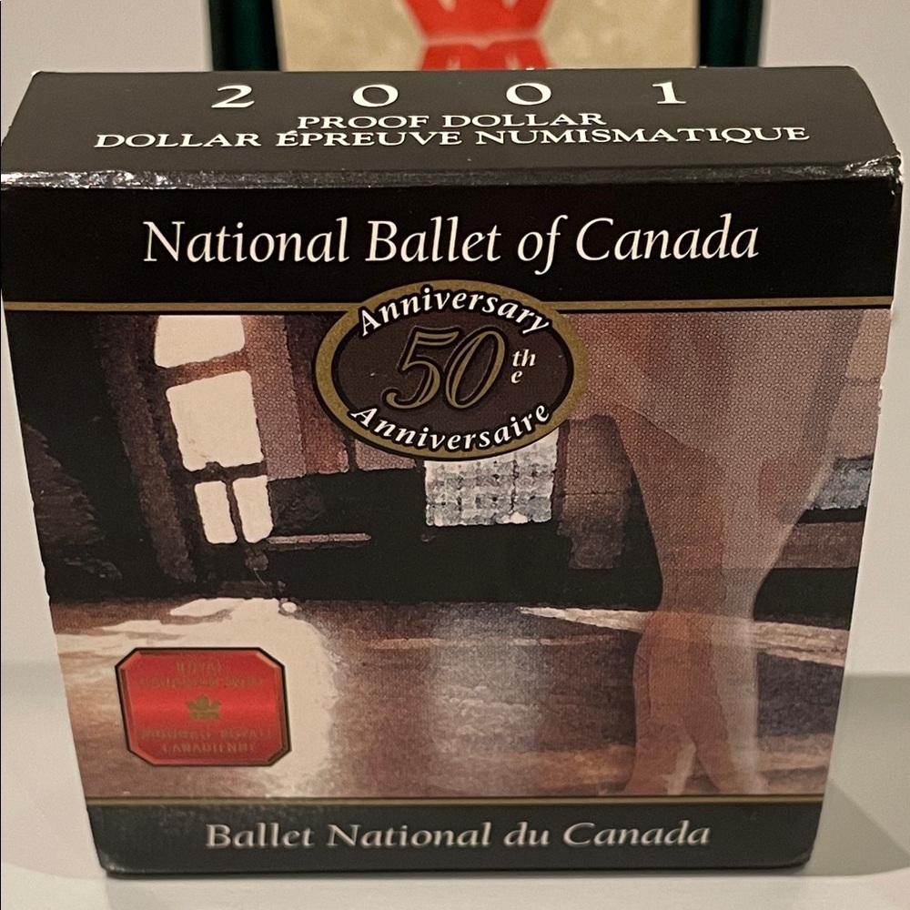 RCM 2001 PROOF Silver Coin – National Ballet of Canada 50th Anniversary -Frosted - Picture 4 of 6